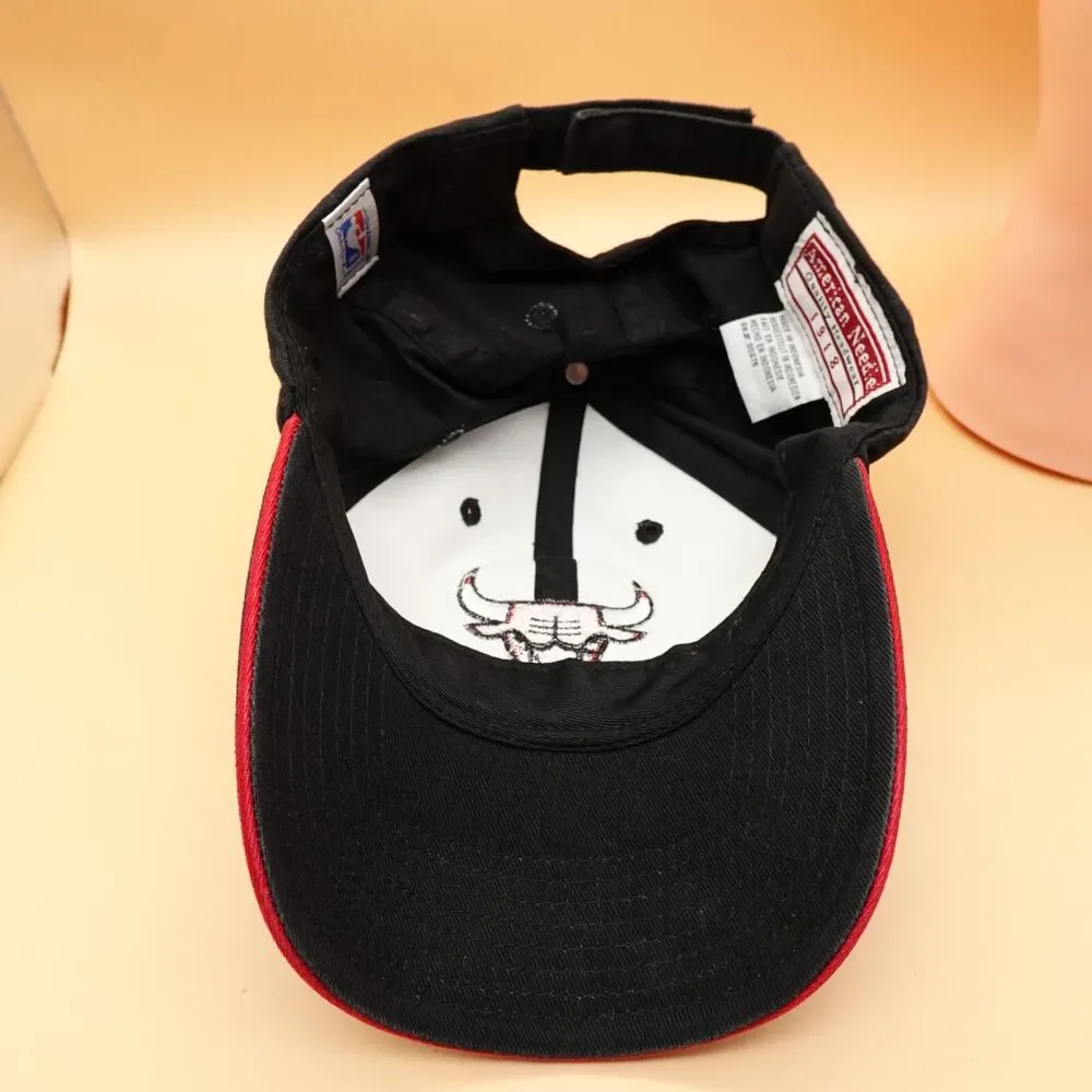 Chicago Bulls Hat Cap American Needle Adjustable Black NBA